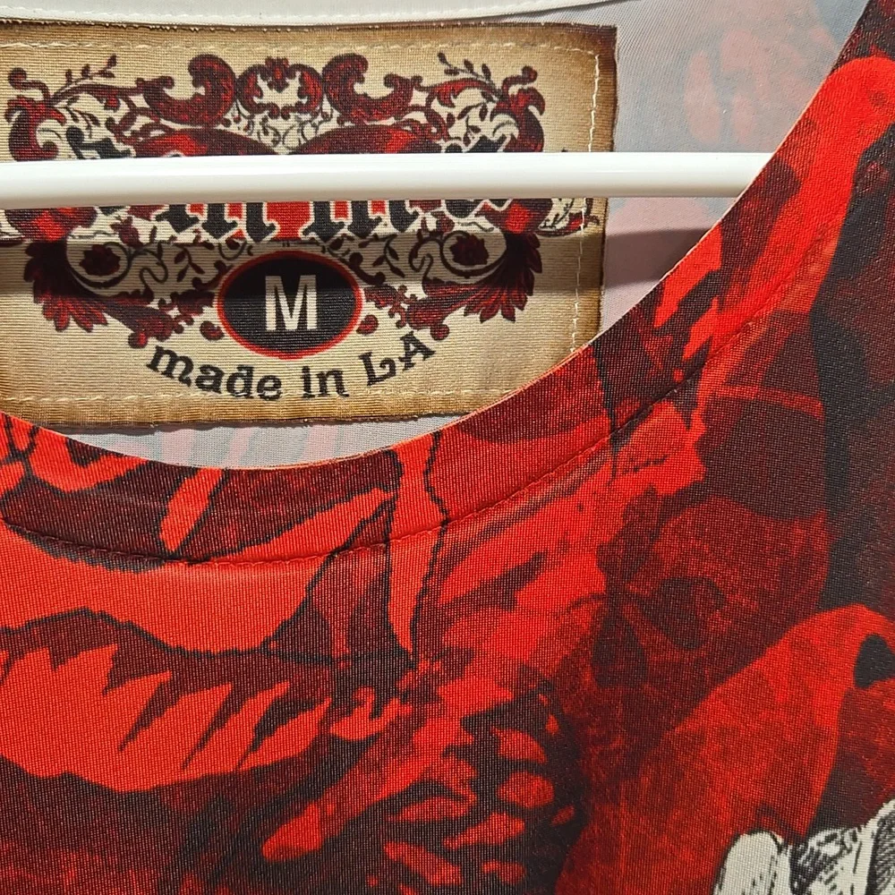 AMMA Multicolor Abstract Long Sleeve Dress - Picture 2 of 4